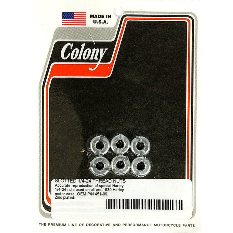 Colony Colony early crankcase nuts