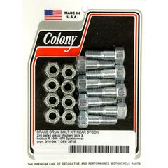 Colony Colony, rear brake drum mount kit. Zinc