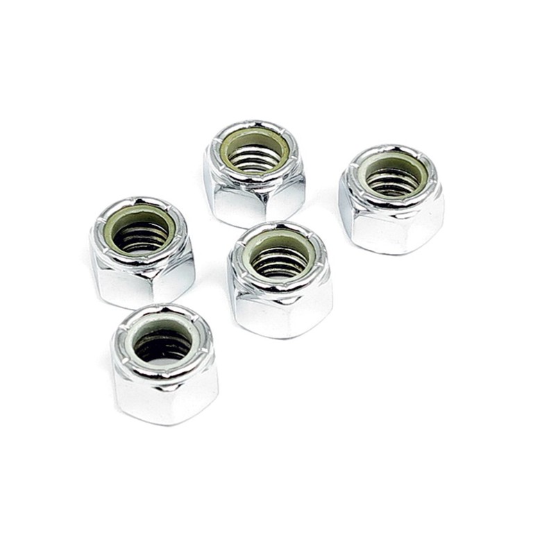 Gardner-Westcott M5 x .80 lock nut chrome
