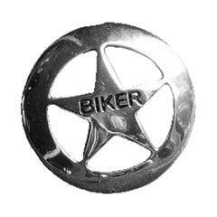 MCS Biker pins Biker star pin