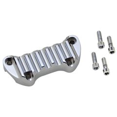 Covingtons Covingtons, handlebar top clamp. Finned, chrome