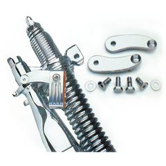 MCS Front springer turn signal relocation kit. Chrome