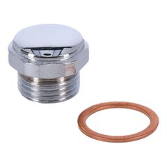 Paughco Paughco, Timing/drain plug. OEM style allen. Chrome