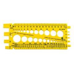 MCS Motorcycle storehouse, ‘Size it’ bolt & nut gauge tool