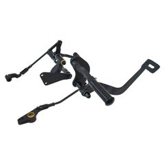 MCS Evo XL forward control kit. O-ring pegs. matte black