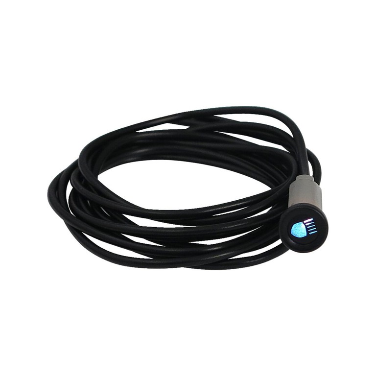 MCS 3/8 indicator light. Blue, with ‘high beam’ symbol