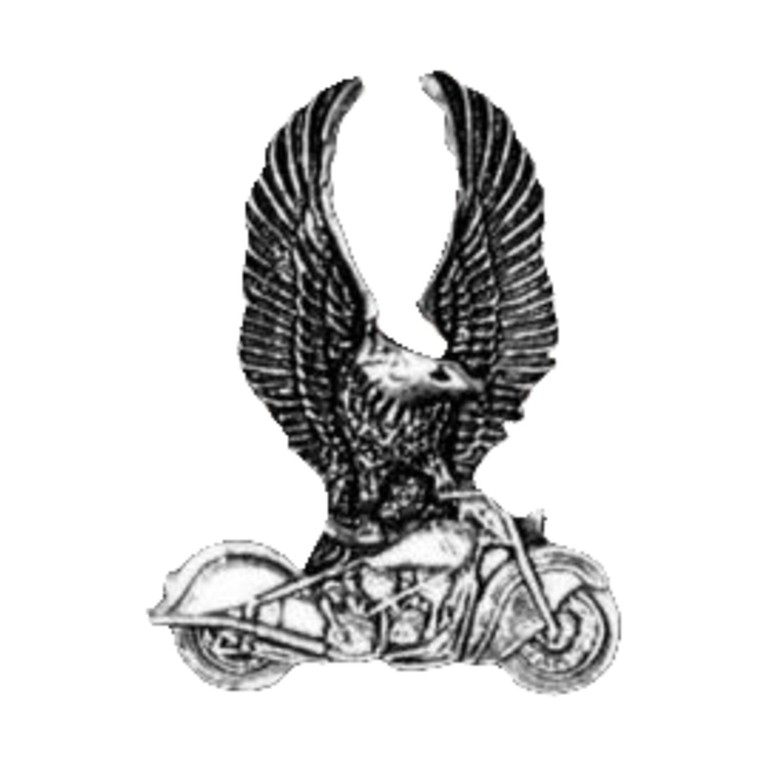 MCS Biker pins Eagle on bike pin