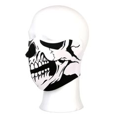 Army Surplus Half face white skull face mask
