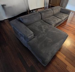 Saba Italia Up 315×170 — Γωνιακός καναπές, πούπουλο χήνας, Made in Italy