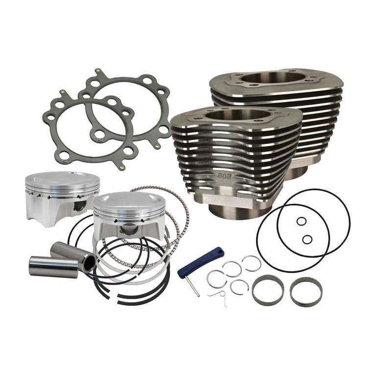 S S, 88″ to 100″ conversion cylinder & piston kit. Black