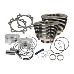 S S, 88″ to 100″ conversion cylinder & piston kit. Black