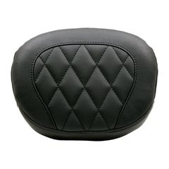 Mustang Mustang, Vintage sissy bar back pad. Black Diamond