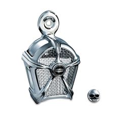 Kuryakyn Kuryakyn, Mach 2 horn cover. Chrome/chrome mesh insert