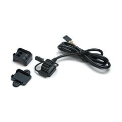 Kuryakyn Kuryakyn, Handlebar USB charger / power point. Black
