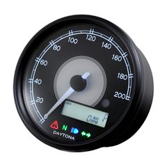 Daytona Daytona, Velona 80mm speedometer 200kph/mph
