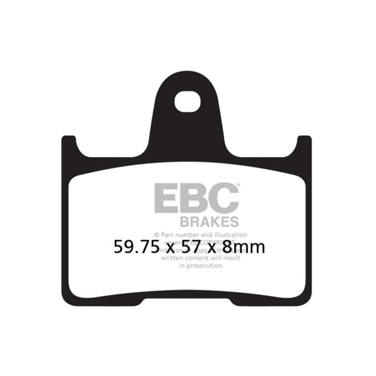 EBC EBC, Double H Sintered brake pad set