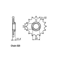JT Sprockets JT Front Sprocket 1902.15