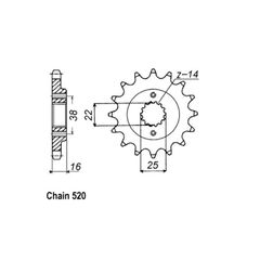 JT Sprockets JT Front Sprocket 736.15