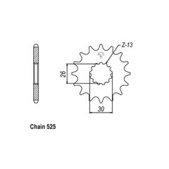 JT Sprockets JT Front Sprocket 1183.18
