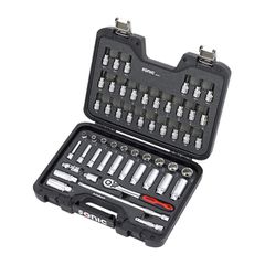 Sonic, combination socket set 3/8'''', 53-piece. US/SAE sizes