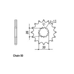 JT Sprockets JT Front Sprocket 1180.19