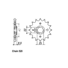 JT Sprockets JT Front Sprocket 281.15