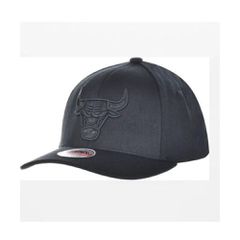 Mitchell & Ness Ανδρικό Καπέλο Jockey Snapback Υφασμάτινο Μαύρο 6HSSMM19476-CBUBLCK
