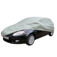 Κουκούλα Hatchback αυτοκινήτου Basic Garage M2 γκρι αδιάβροχη 380/405x126/136cm