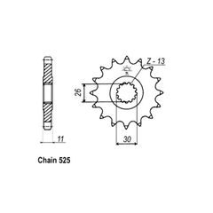JT Sprockets JT Front Sprocket 1591.16
