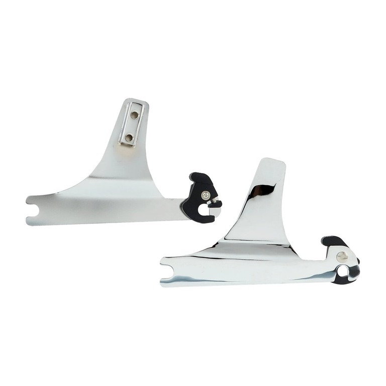 MCS Detachable sissy bar side plate. Chrome
