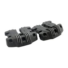 EMD EMD, ‘Ribbed Style’ rocker cover set. Black Cut