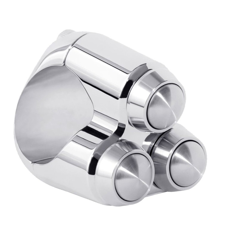 Motone Motone, micro switch with 3 buttons. Chrome