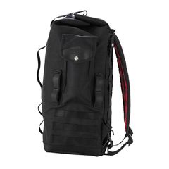 Burly Burly Voyager sissy bar backpack black Cordura
