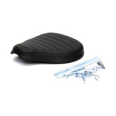 C-Racer C-Racer, Classic bobber solo seat. Small. Black