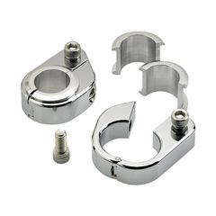 Biltwell Biltwell, straight o/s speed clamps chrome