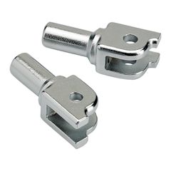 Biltwell Biltwell, foot peg clevis rider. Chrome