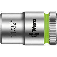 Wera Wera Zyklop 1/4″ socket – US sizes 11/32″