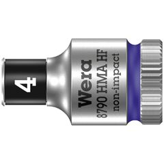 Wera Wera Zyklop 1/4″ socket with holding function – Metric 4.0
