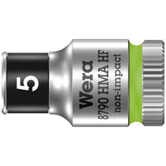 Wera Wera Zyklop 1/4″ socket with holding function – Metric 5.0