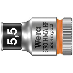 Wera Wera Zyklop 1/4″ socket with holding function – Metric 5.5