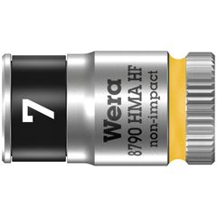 Wera Wera Zyklop 1/4″ socket with holding function – Metric 7.0