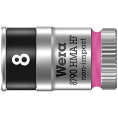 Wera Wera Zyklop 1/4″ socket with holding function – Metric 8.0