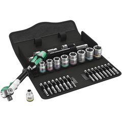Wera Wera Zyklop ratchet kit 29 pcs. 3/8″ drive US sizes