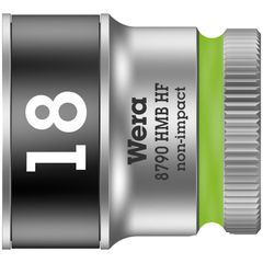 Wera Wera Zyklop 3/8″ socket with holding function – Metric 18.0