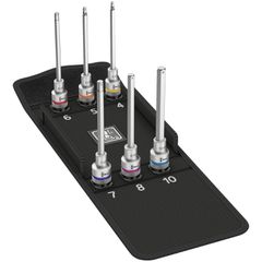 Wera Wera Zyklop 1/2″ drive extended Hex socket bit set – Metric