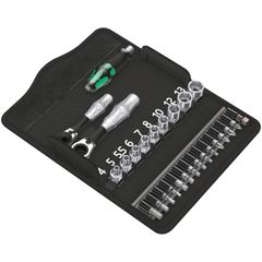 Wera Wera Zyklop ratchet kit Kraftform Mini 2, 1/4″ drive Metric
