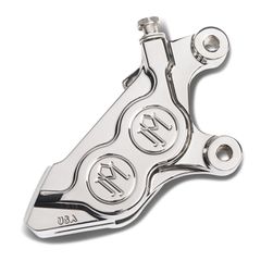 Performance Machine PM, 4-p 08-up 125x4b caliper. Bolt-on, right front. Chrome