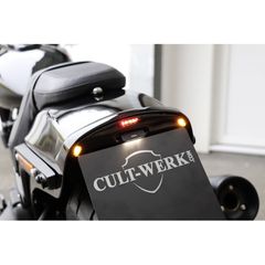 Cult-Werk Cult-Werk, license plate bracket. 2-1 taillight/brake light