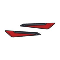 Kuryakyn Kuryakyn, Omni LED side saddlebag inserts, satin black