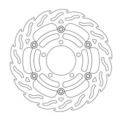 Moto-Master Moto-Master Flame series floating brake rotor